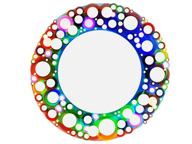 Cercles colorés, vector