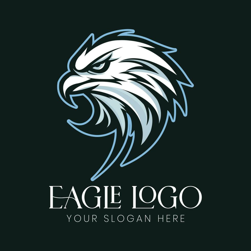 Aigle logo vecteur Stock illustration, Aigle mascotte logo