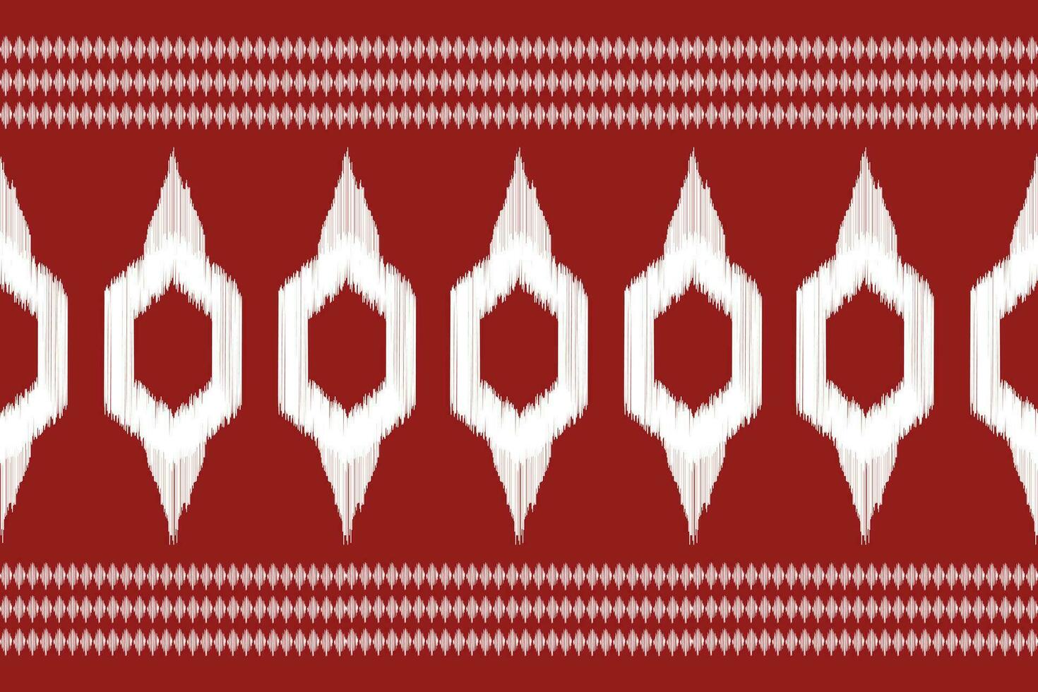 ethnique ikat en tissu modèle géométrique style.africain ikat broderie ethnique Oriental modèle rouge Contexte. abstrait, vecteur, illustration.texture, vêtements, cadre, décoration, tapis, motif. vecteur