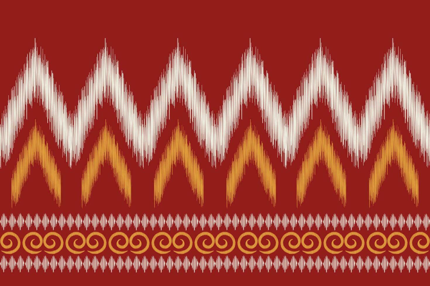 ethnique ikat en tissu modèle géométrique style.africain ikat broderie ethnique Oriental modèle rouge Contexte. abstrait, vecteur, illustration.texture, vêtements, cadre, décoration, tapis, motif. vecteur