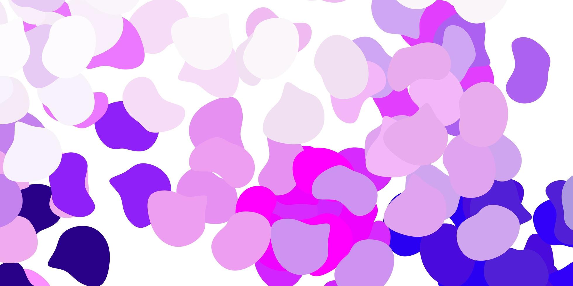 modèle vectoriel violet clair, rose avec des formes abstraites.