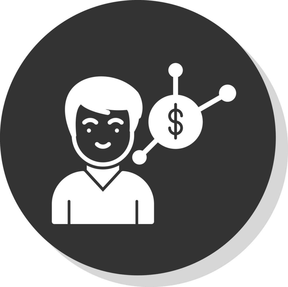 conception d'icône de vecteur de financement participatif