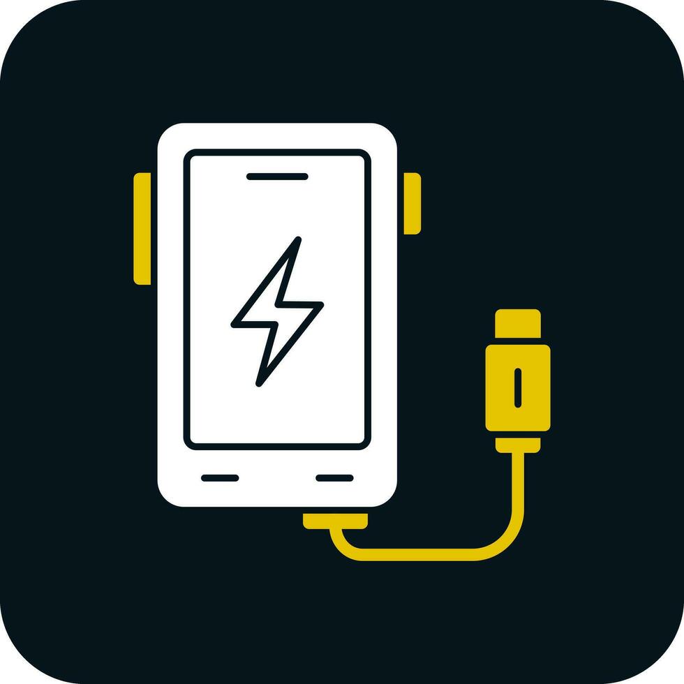 conception d'icône de vecteur de chargeur sans fil