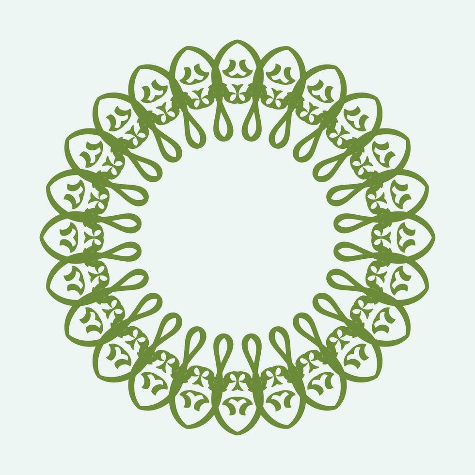 botanique cercle Cadre. feuilles et fleurs, mariage invitation et cartes, logo conception et affiches modèle. élégant minimal style floral vecteur isolé