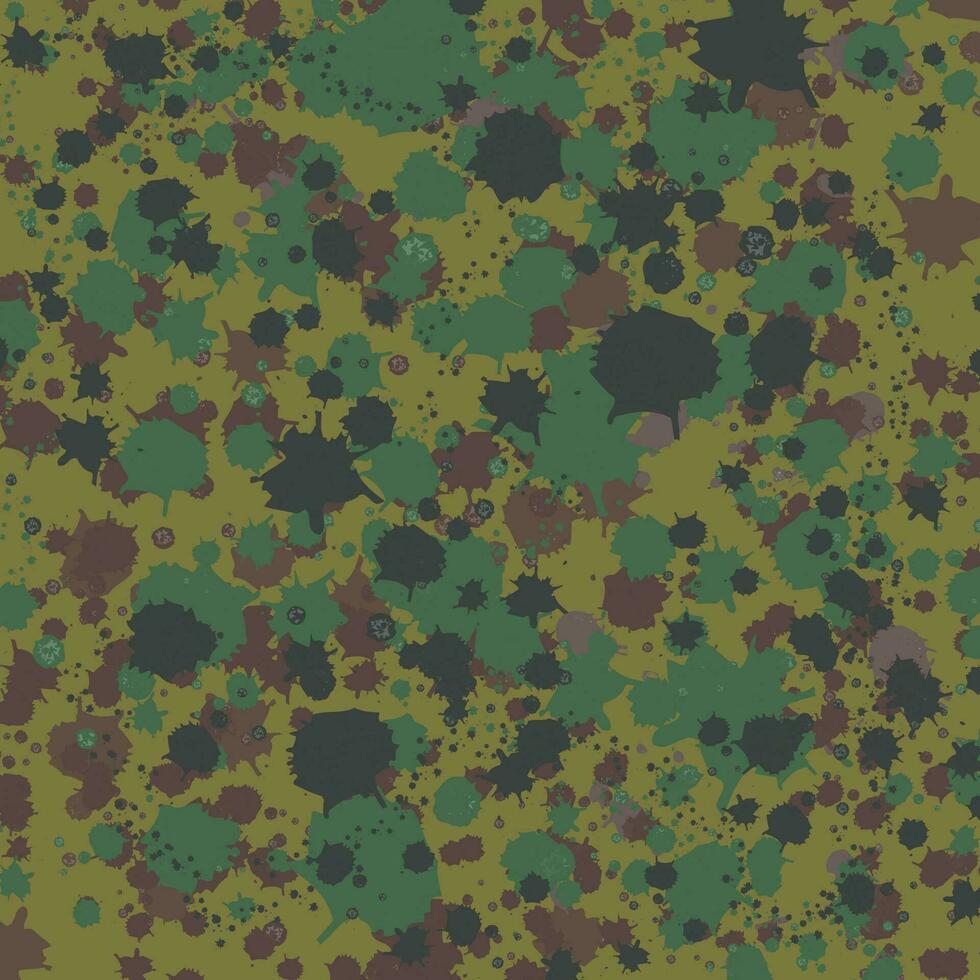 abstrait jungle vert militaire camouflage modèle adapté pour Extérieur chasse vecteur