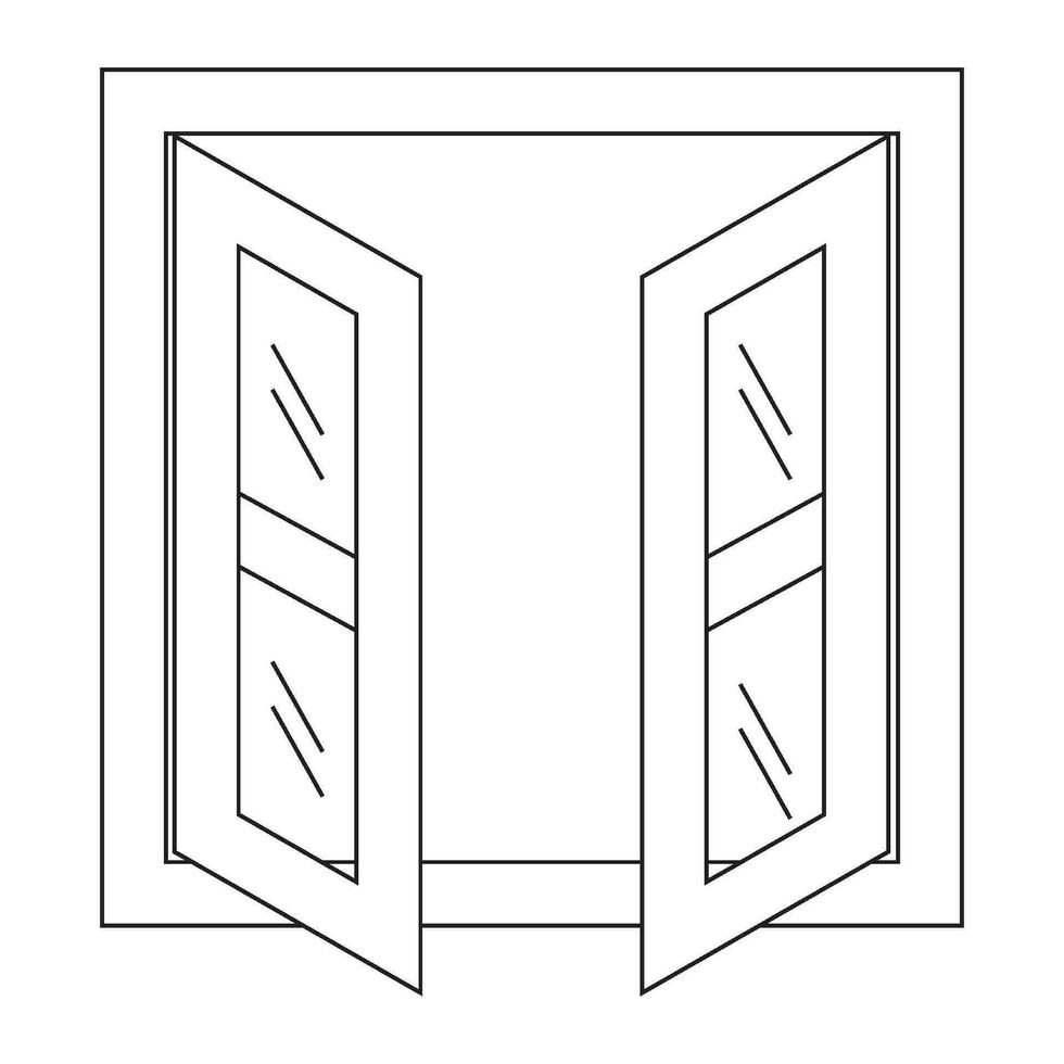 vecteur d'icône de fenêtre