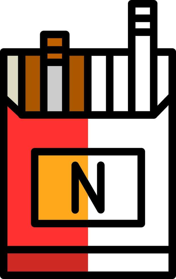 nicotine vecteur icône conception