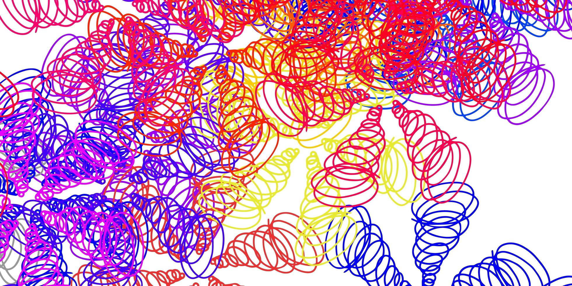 modèle vectoriel rose clair, jaune avec des lignes.