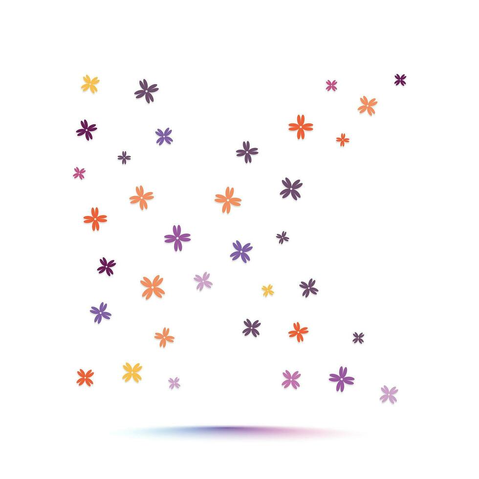 alphabet concepts élégance lettre logo et modèle avec coloré confettis fleurs vecteur