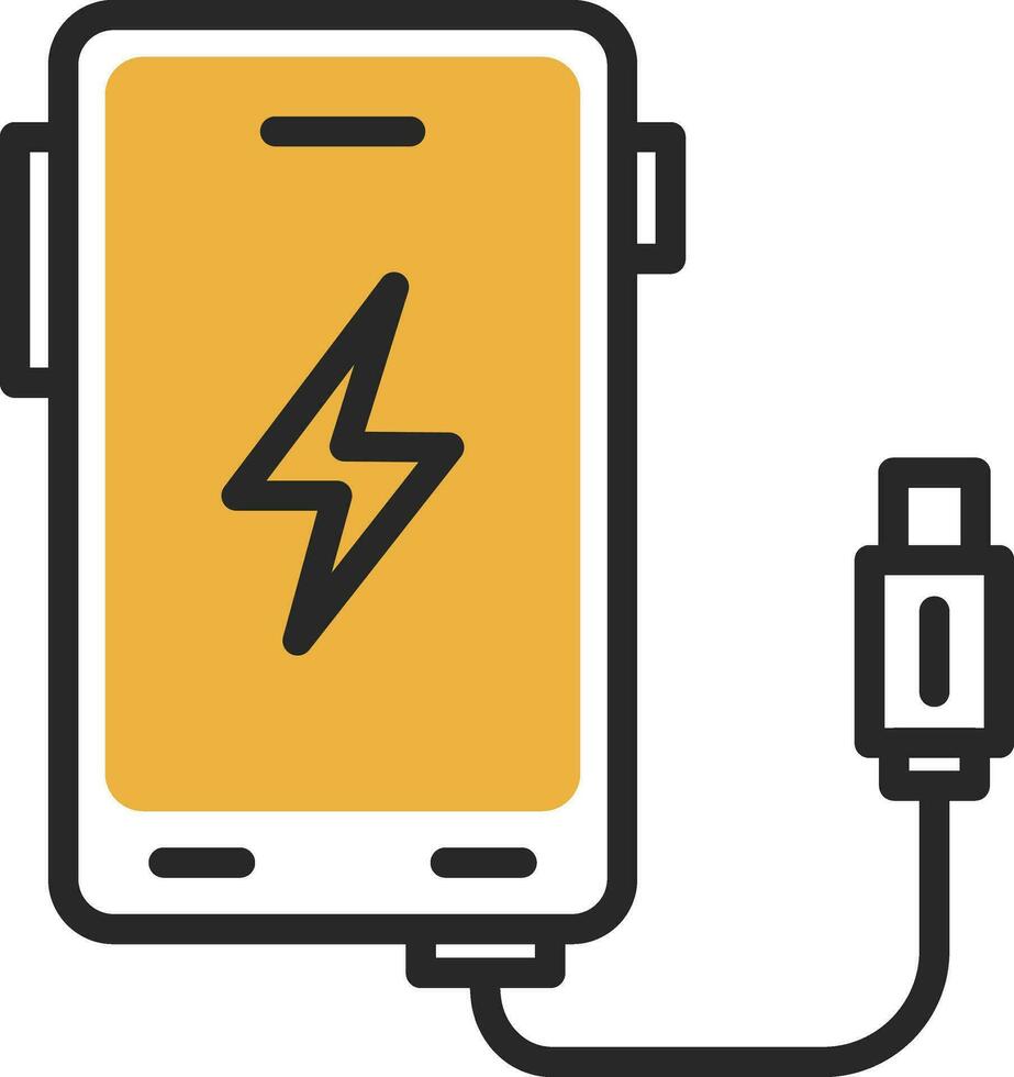 conception d'icône de vecteur de chargeur sans fil