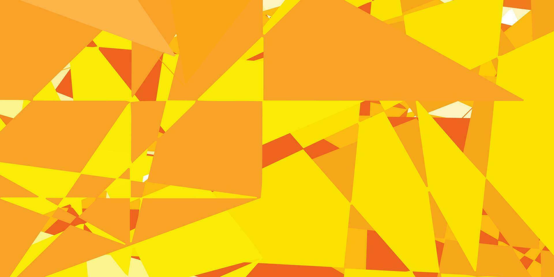 fond de vecteur orange clair avec des formes polygonales.