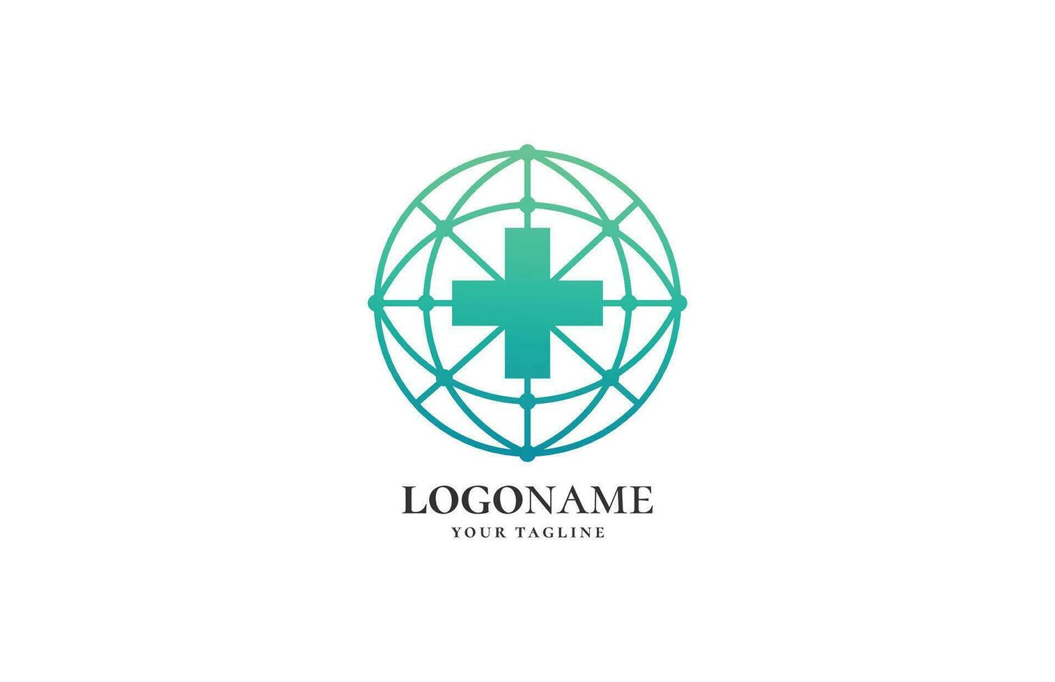 médical logo, hôpital moderne logo conception modèle vecteur