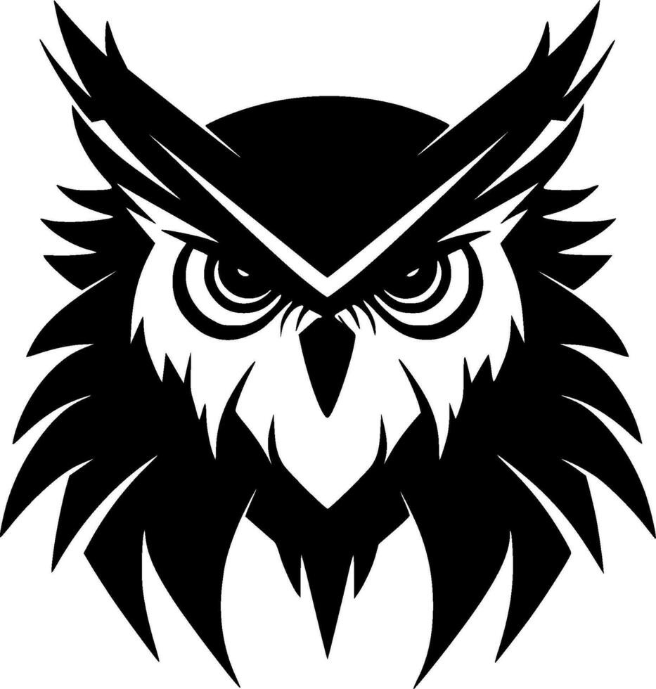 hibou - haute qualité vecteur logo - vecteur illustration idéal pour T-shirt graphique