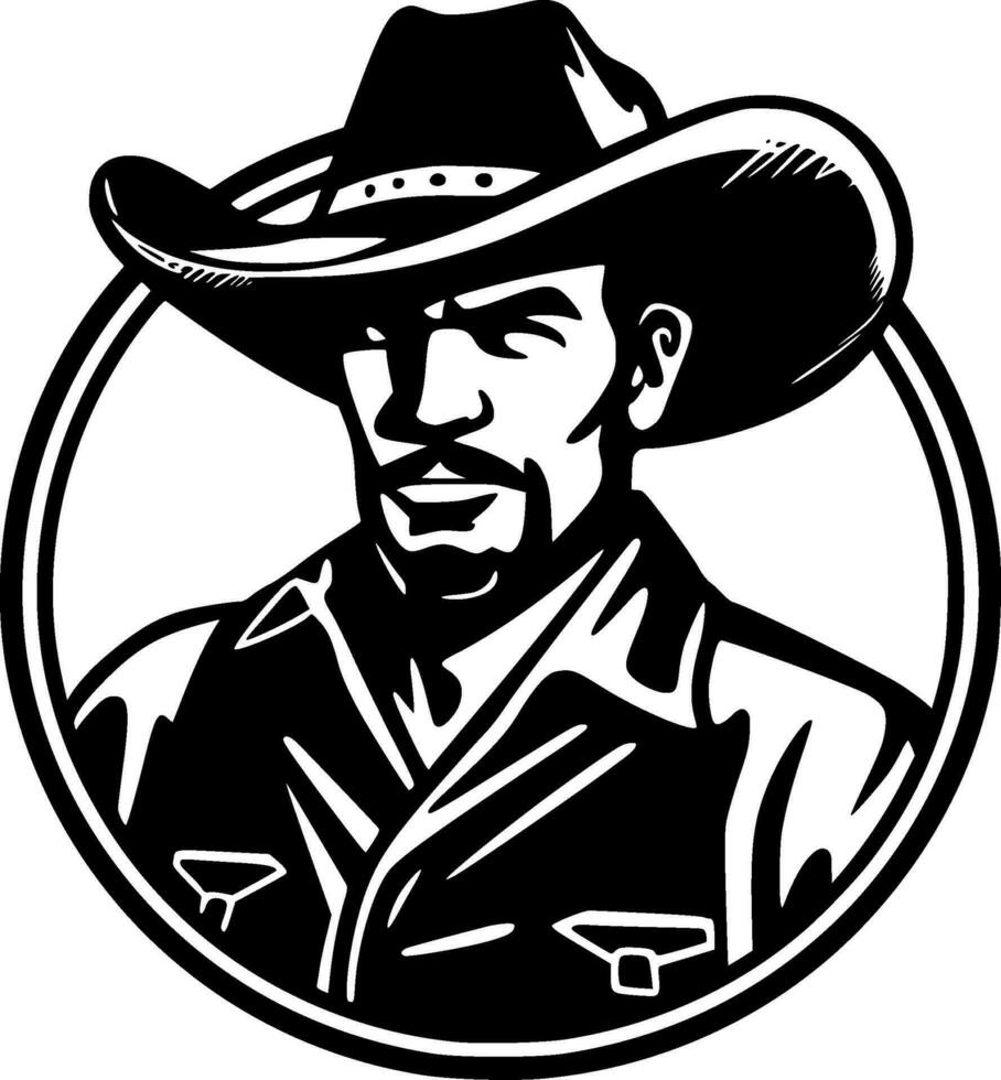 cow-boy - haute qualité vecteur logo - vecteur illustration idéal pour T-shirt graphique