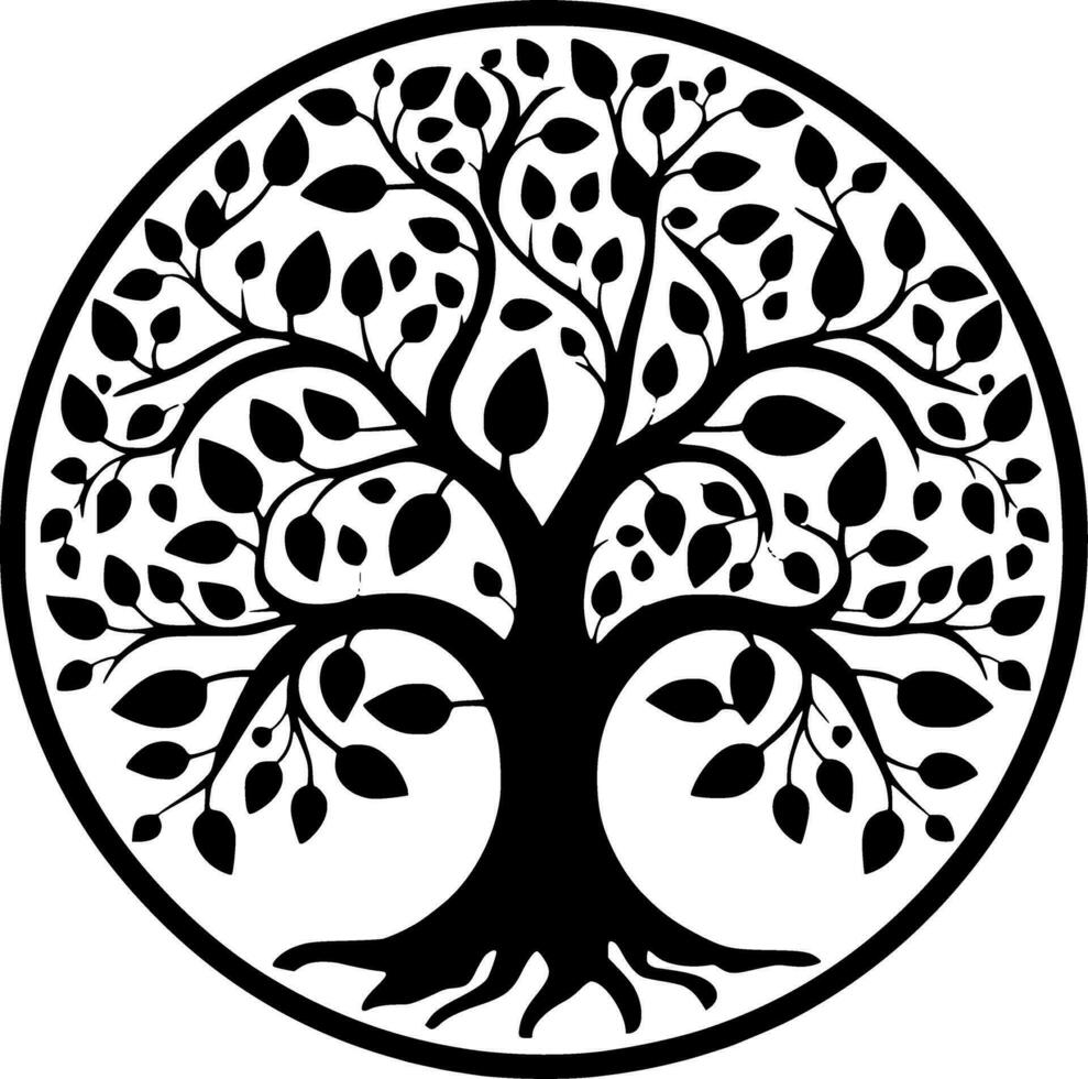 arbre - haute qualité vecteur logo - vecteur illustration idéal pour T-shirt graphique