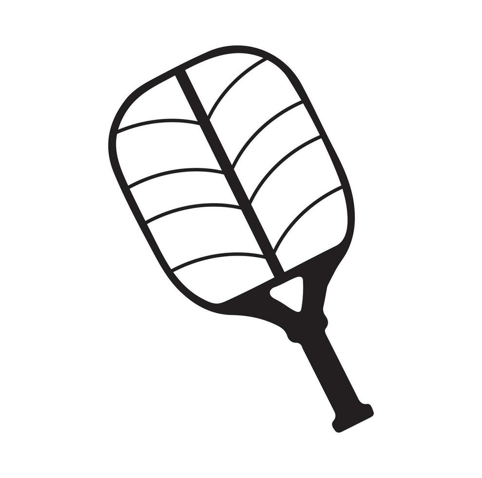 pickleball vecteur et pickleball pagaies signe symbole icône vecteur illustration pickleball logo vecteur