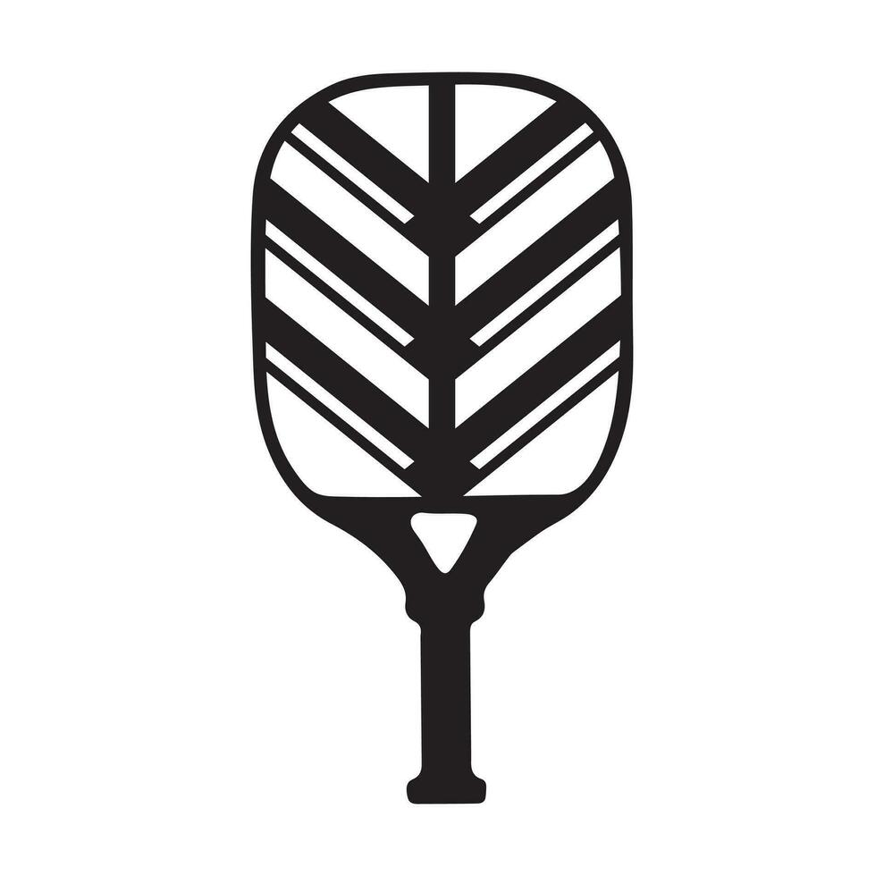 pickleball vecteur et pickleball pagaies signe symbole icône vecteur illustration pickleball logo vecteur