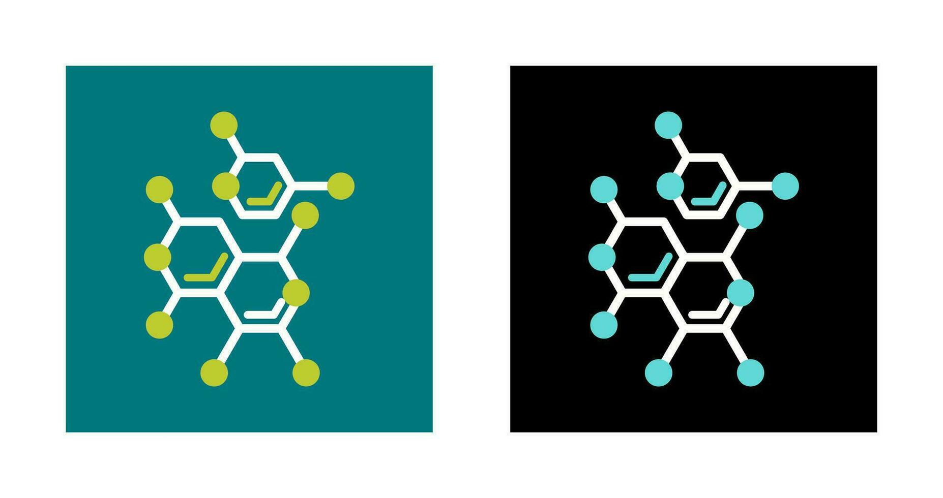 icône de vecteur de molécules