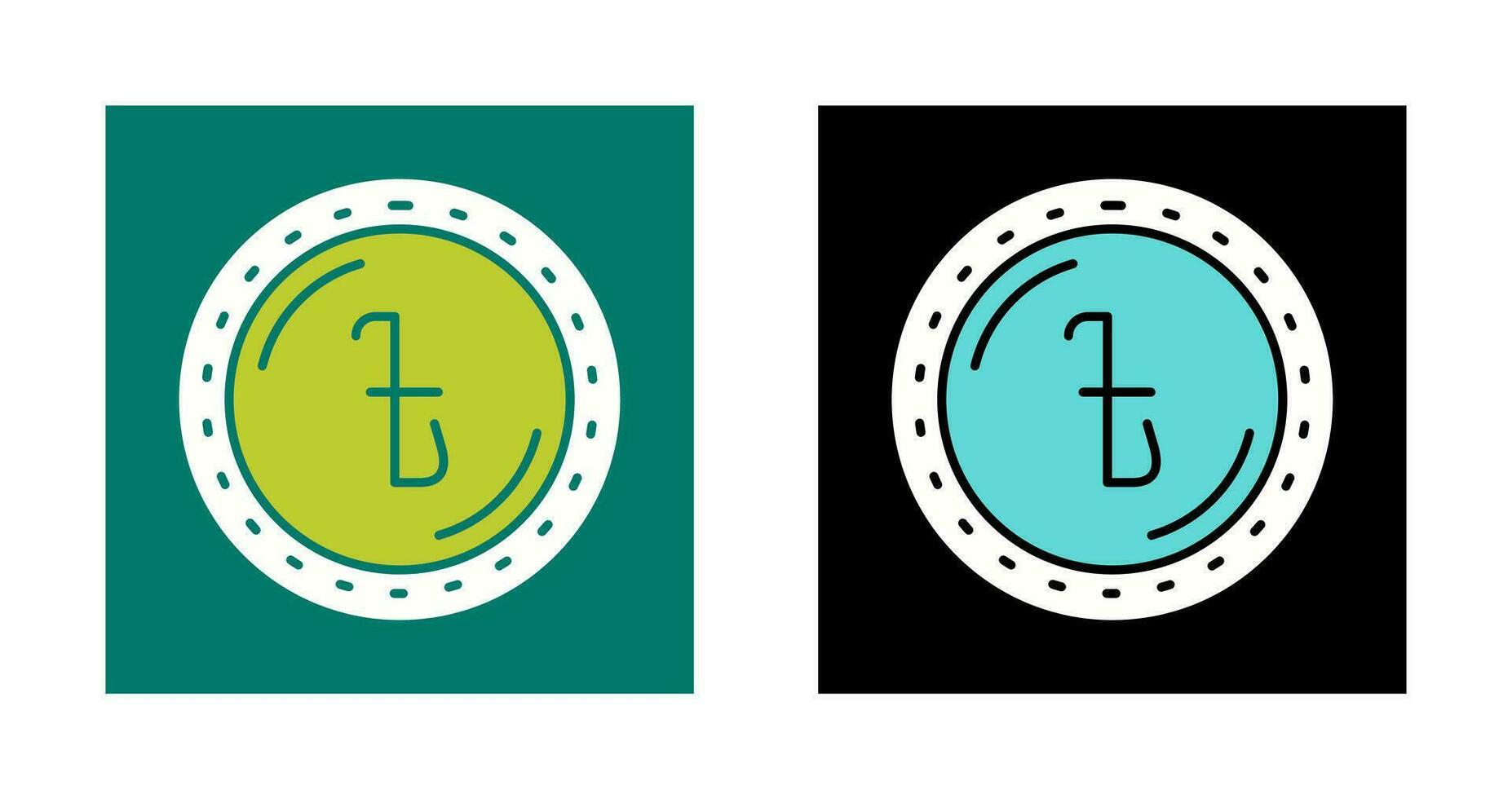 icône de vecteur de devise taka