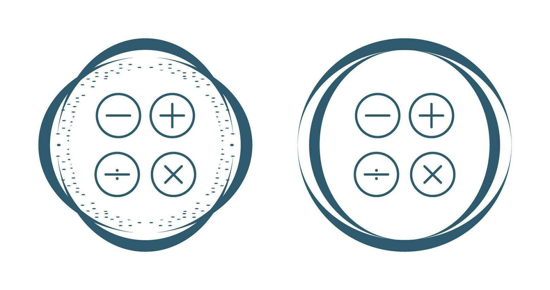icône de vecteur de symboles mathématiques
