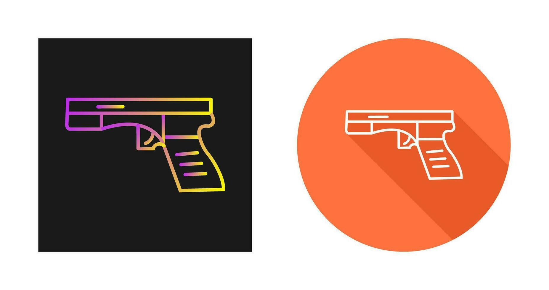 icône de vecteur de pistolet