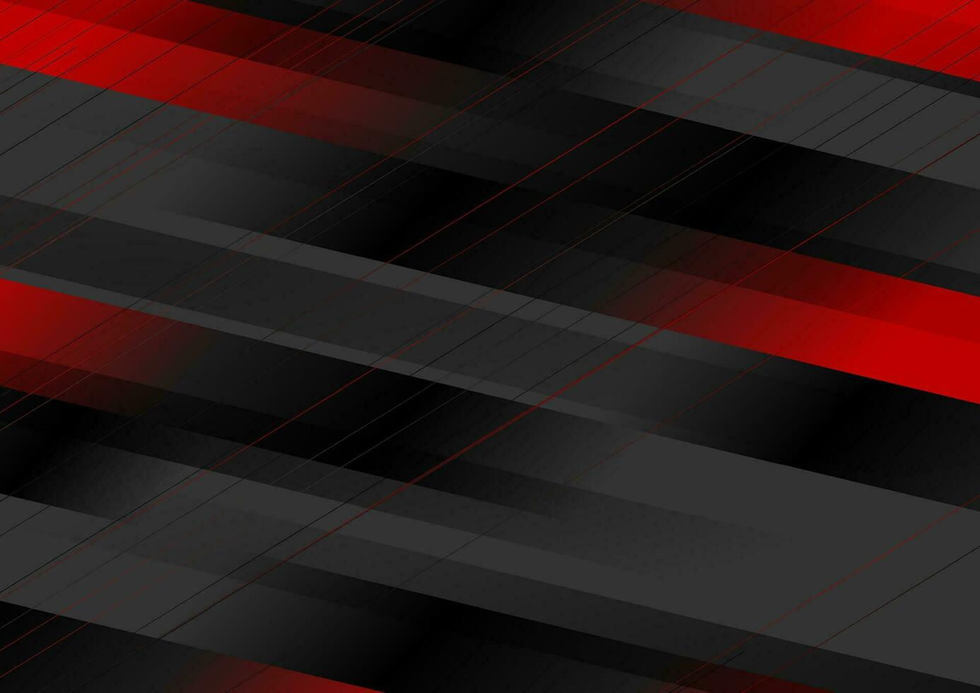 abstrait noir rouge salut-technologie géométrique minimal Contexte vecteur