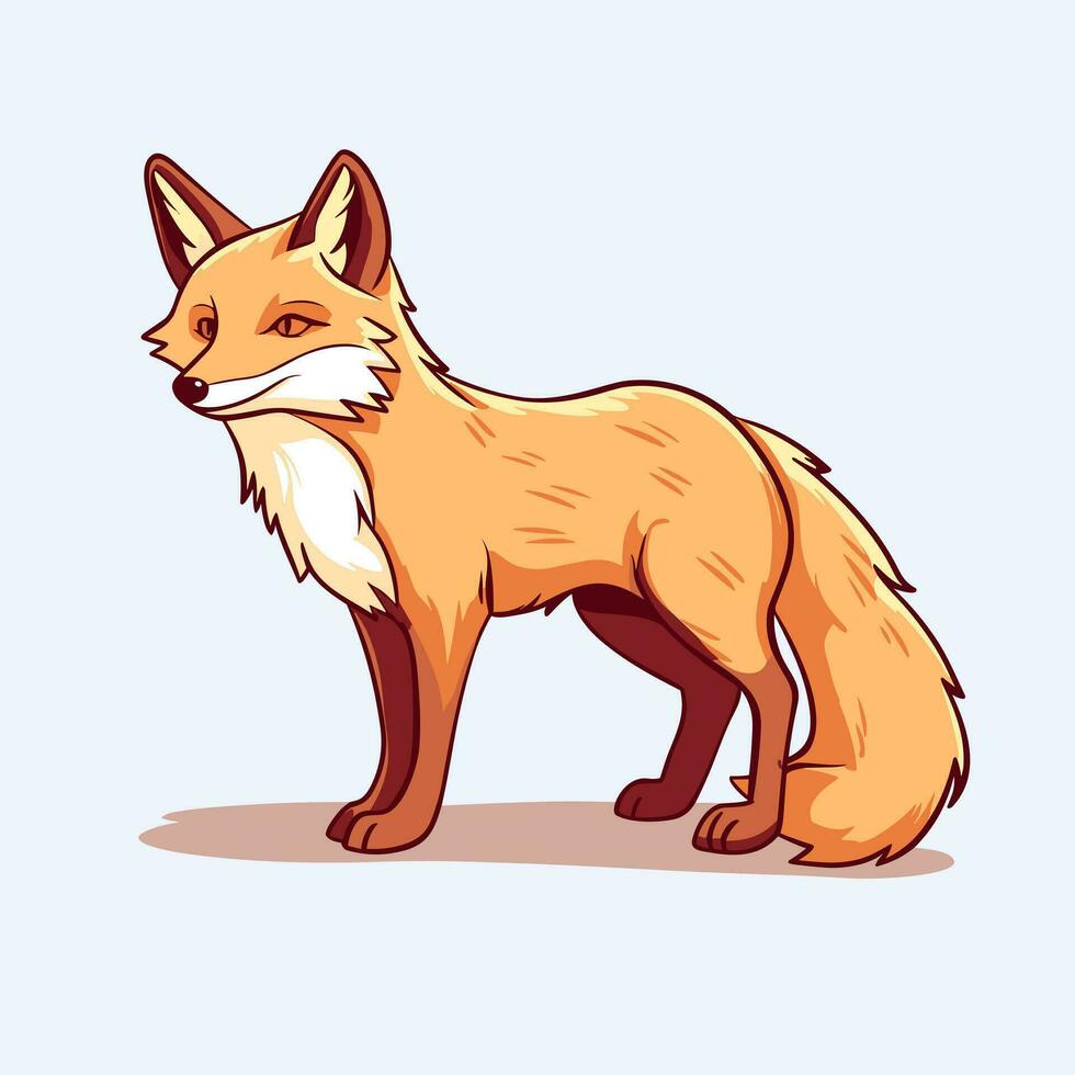 Renard vecteur mignonne Renard dessin animé symbole