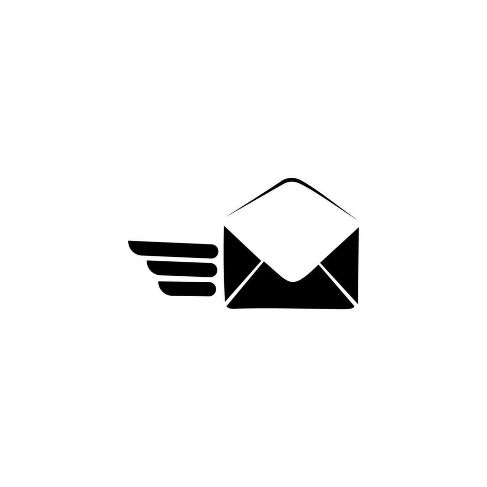 message logo conception. bavarder logo conception. logo isolé blanc Contexte vecteur
