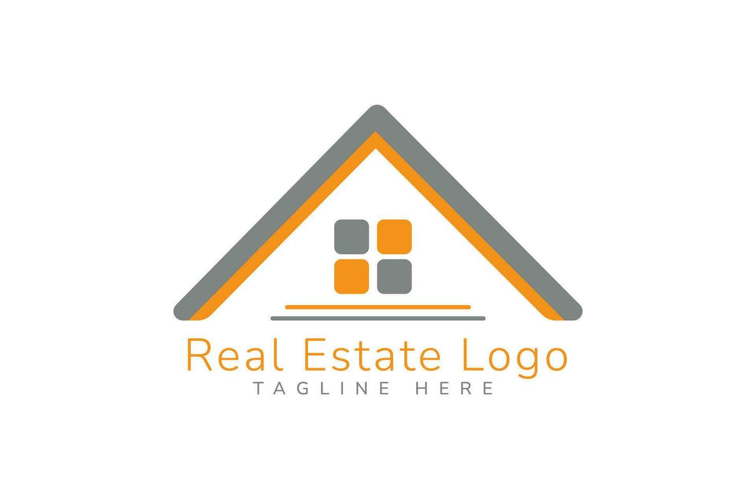 réel biens logo conception Accueil logo conception vecteur