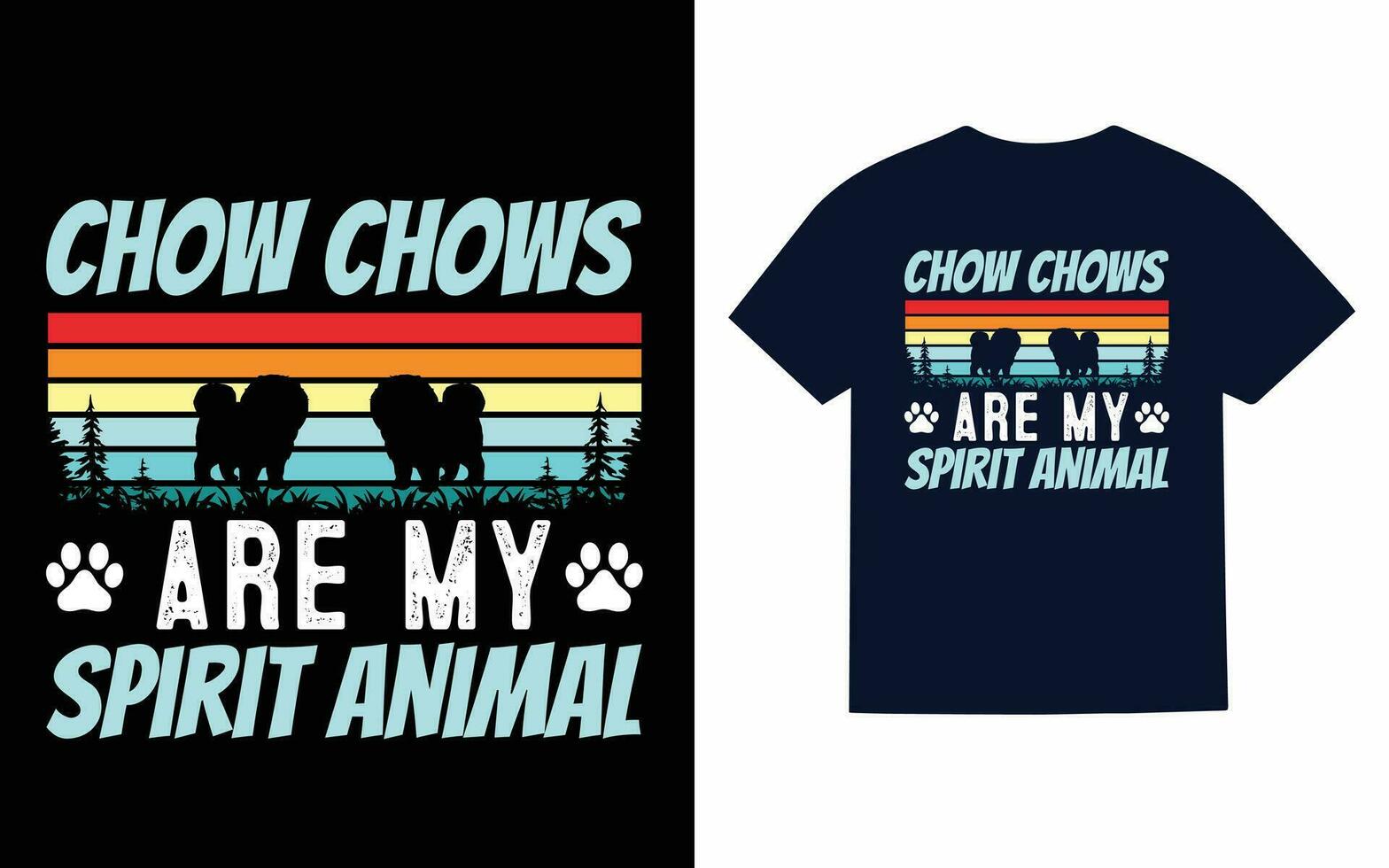 bouffe bouffe chien T-shirt conception vecteur