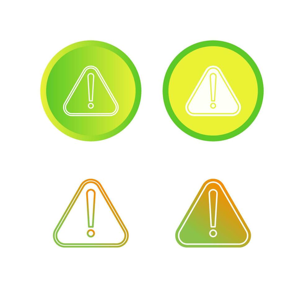 icône de vecteur de signe d'avertissement
