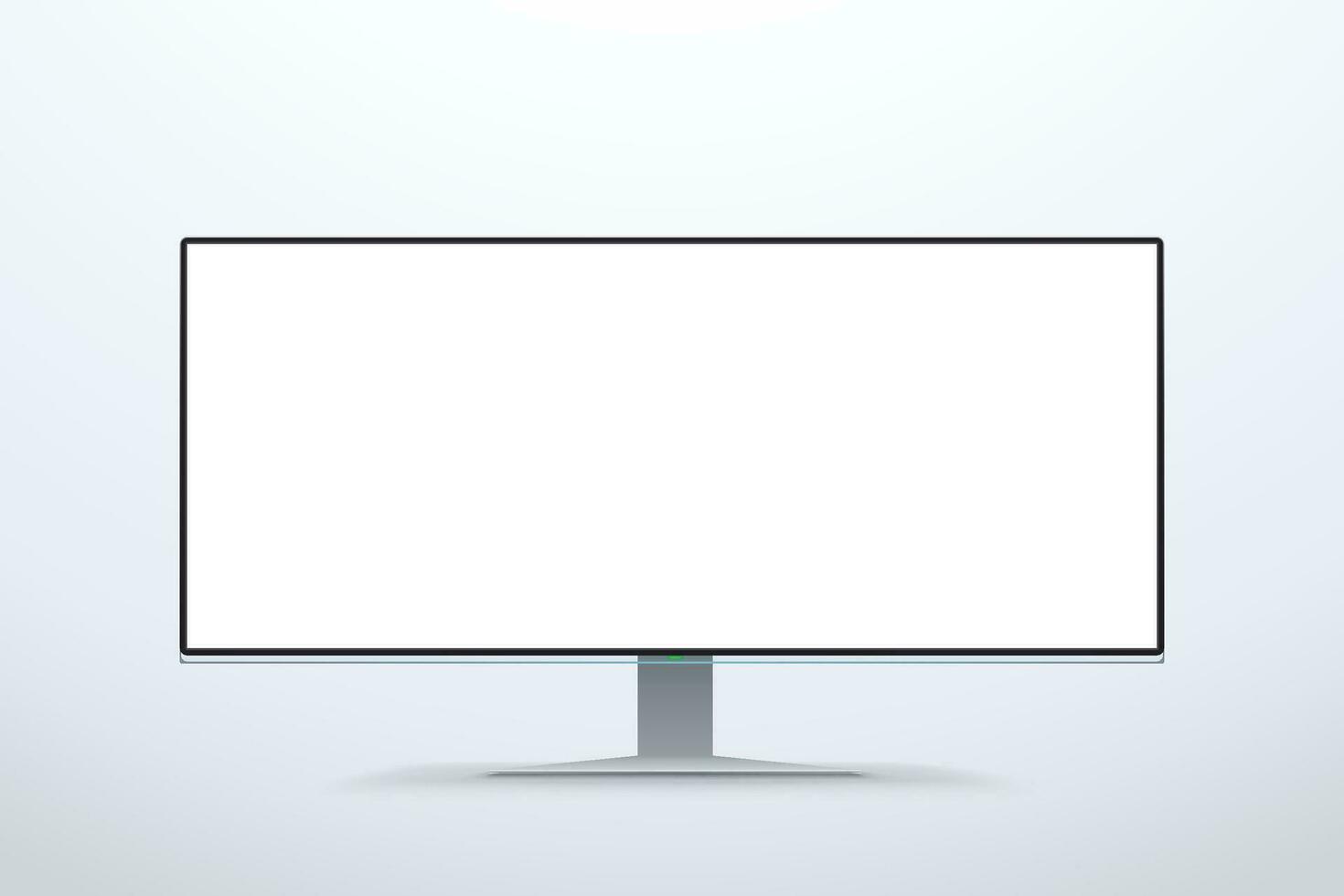 large écran blanc Couleur moniteur vecteur