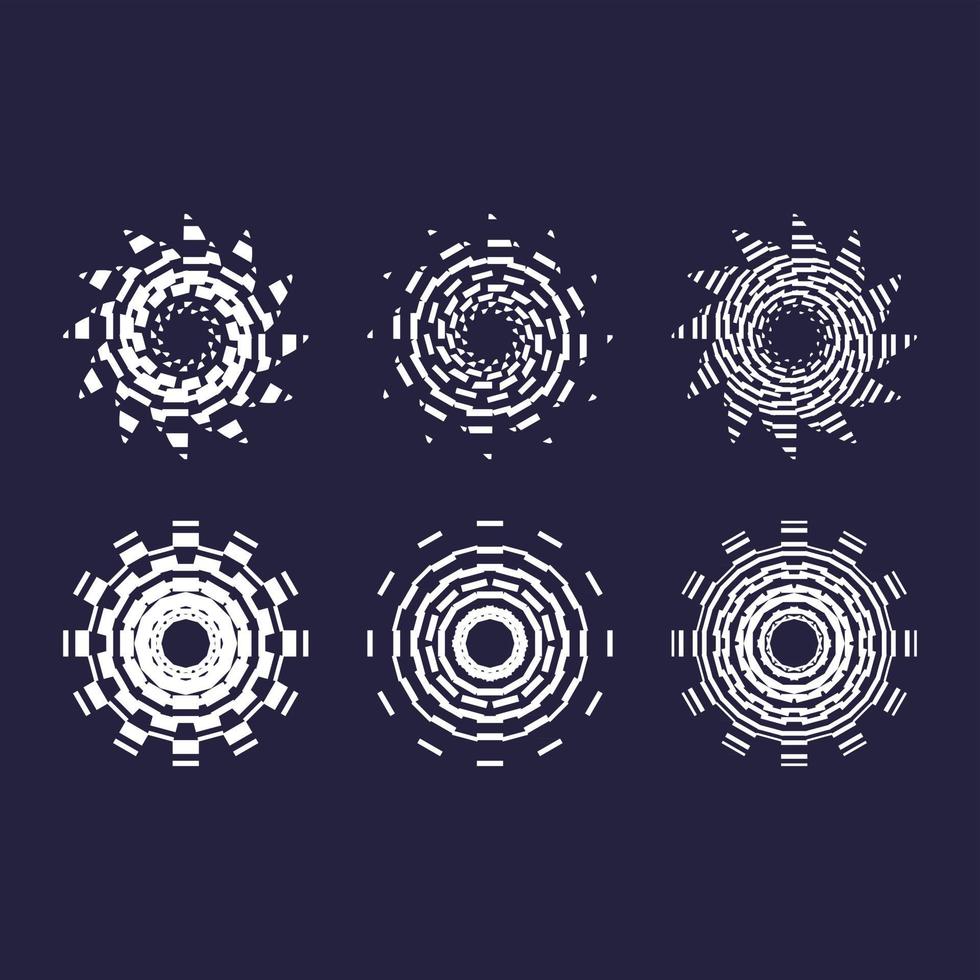 ornements de conception circulaire vecteur