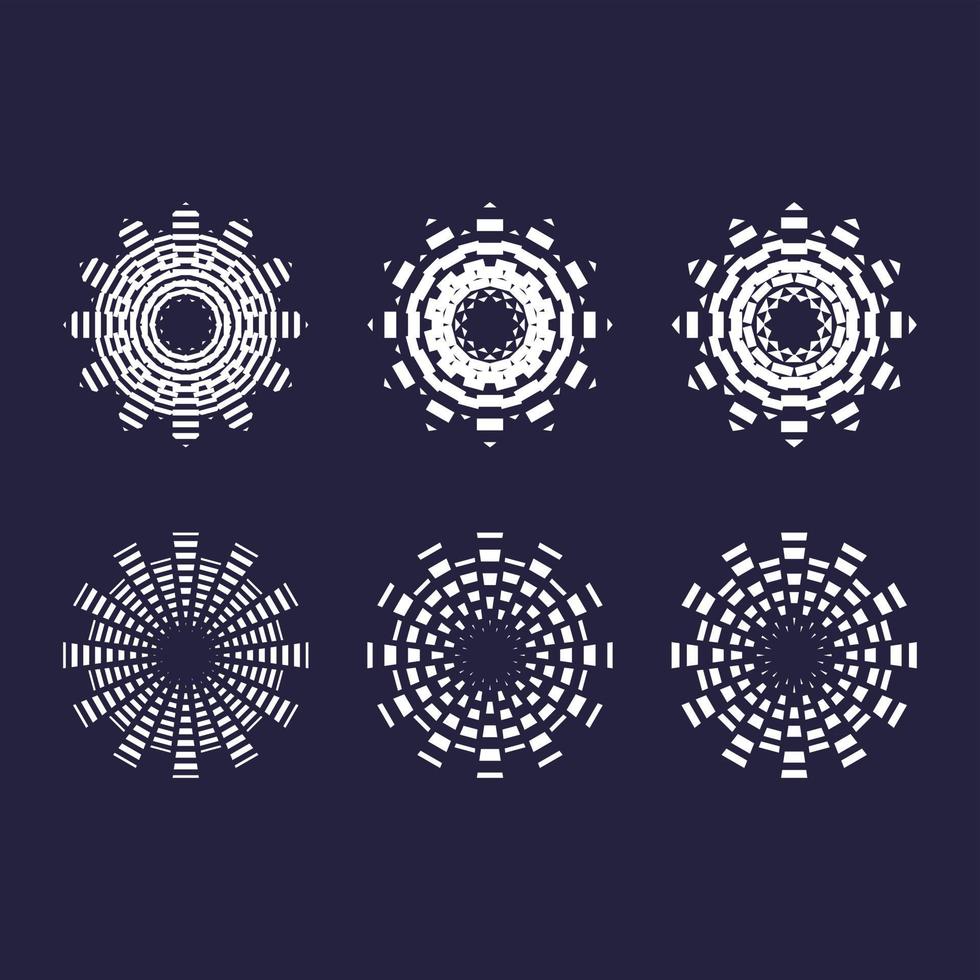 ornements de conception circulaire vecteur