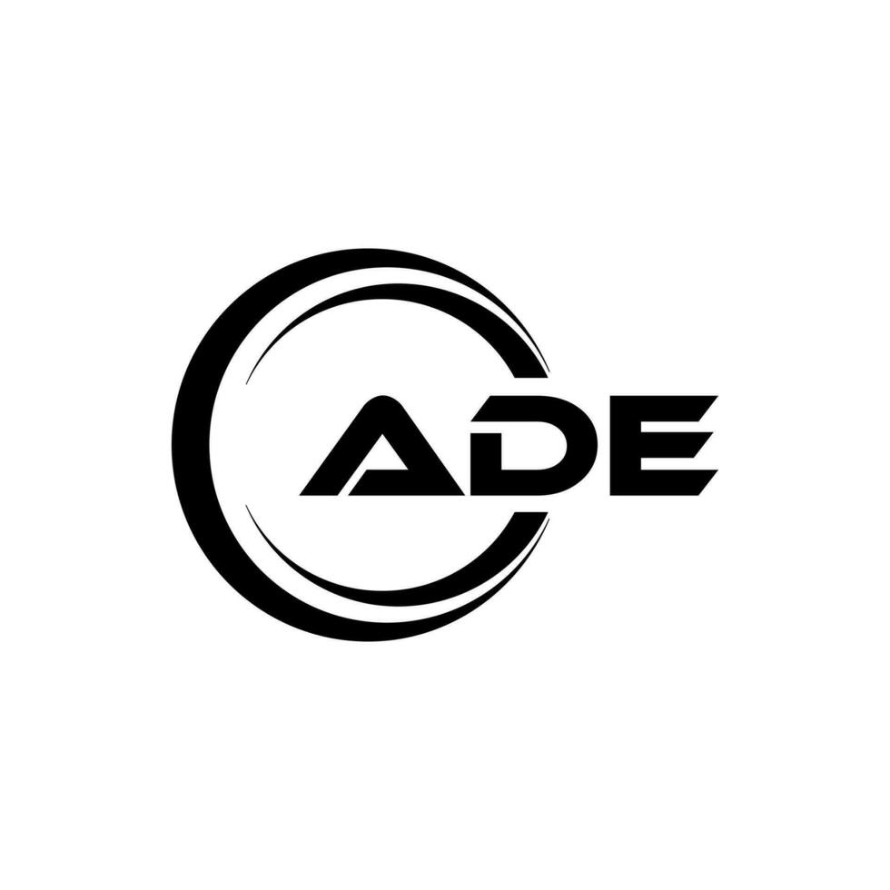 ade logo conception, inspiration pour une unique identité. moderne élégance et Créatif conception. filigrane votre Succès avec le frappant cette logo. vecteur