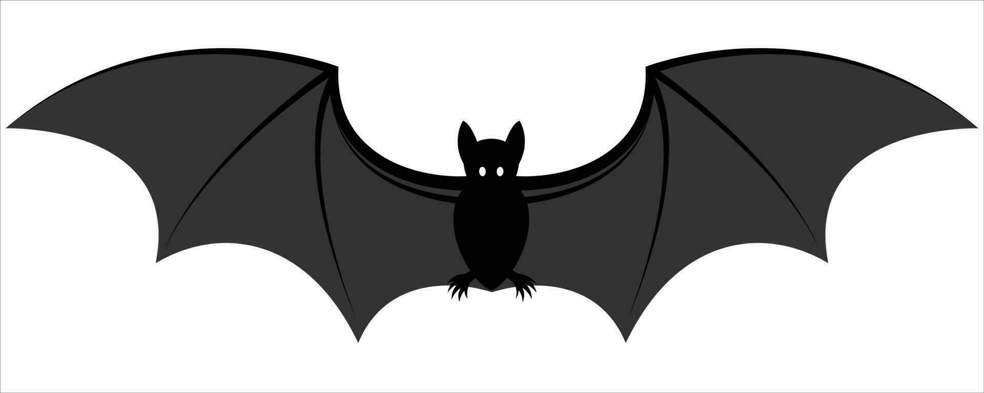 effrayant chauve souris Halloween, terrifiant chauves-souris fantôme vecteur