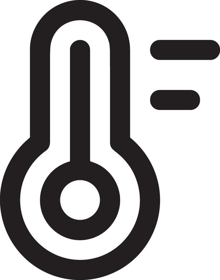 thermomètre médicament icône symbole image vecteur. illustration de le Température du froid et chaud mesure outil conception image.eps dix vecteur