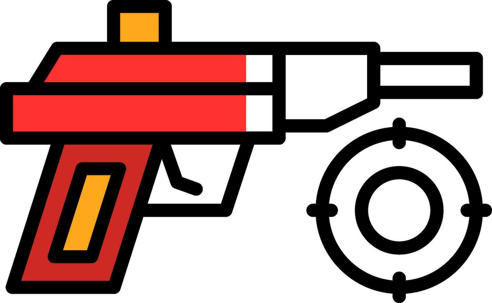 laser pistolet vecteur icône conception