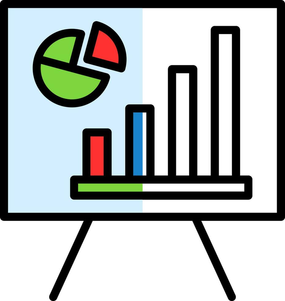 conception d'icône de vecteur de statistiques