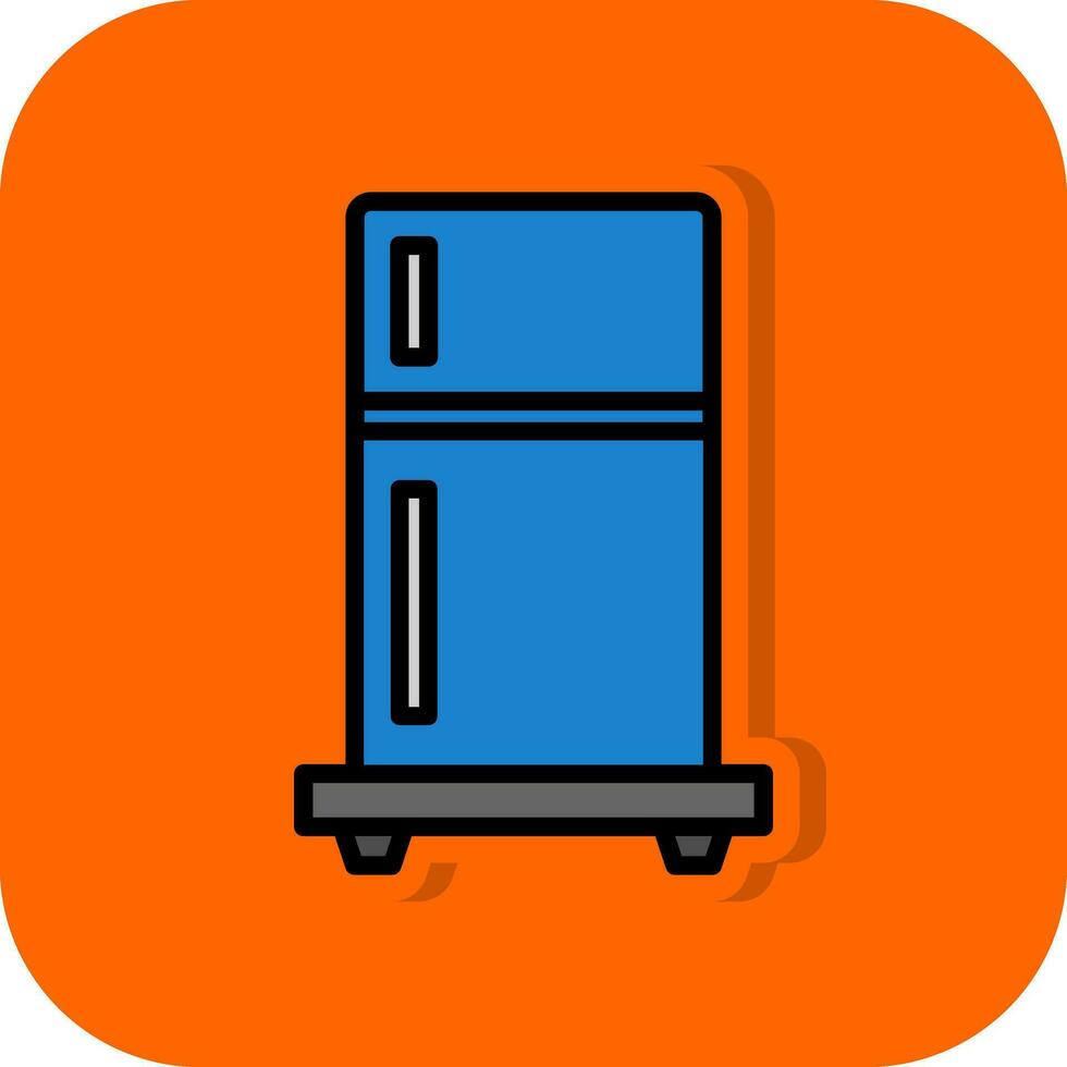 réfrigérateur vecteur icône conception