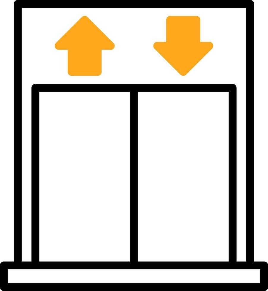 conception d'icône vecteur ascenseur