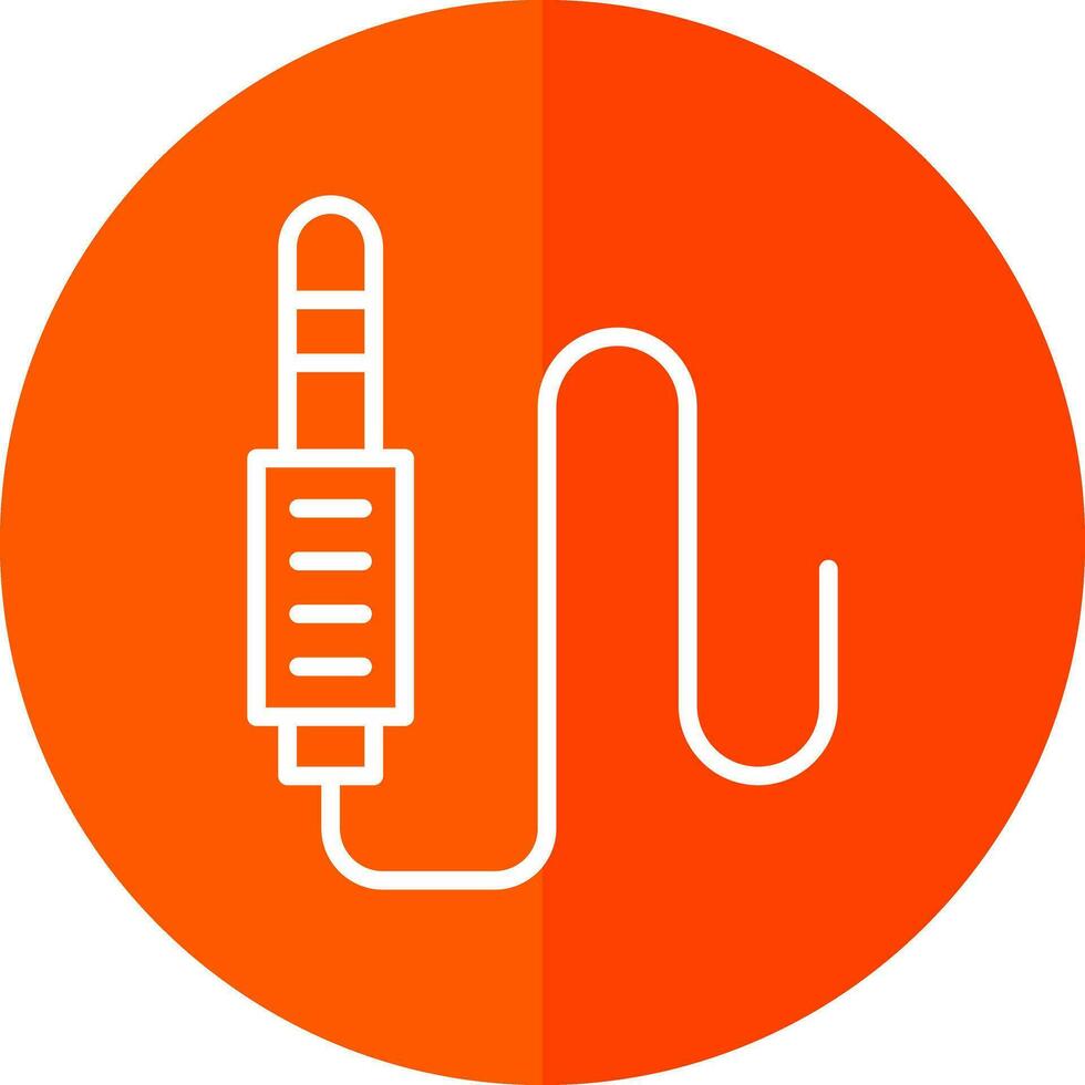 conception d'icône de vecteur de prise audio