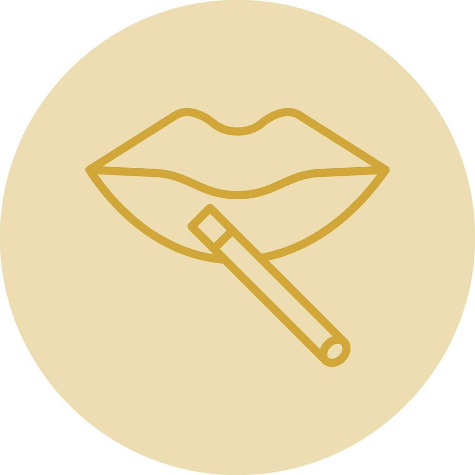 conception d'icône de vecteur de lèvres