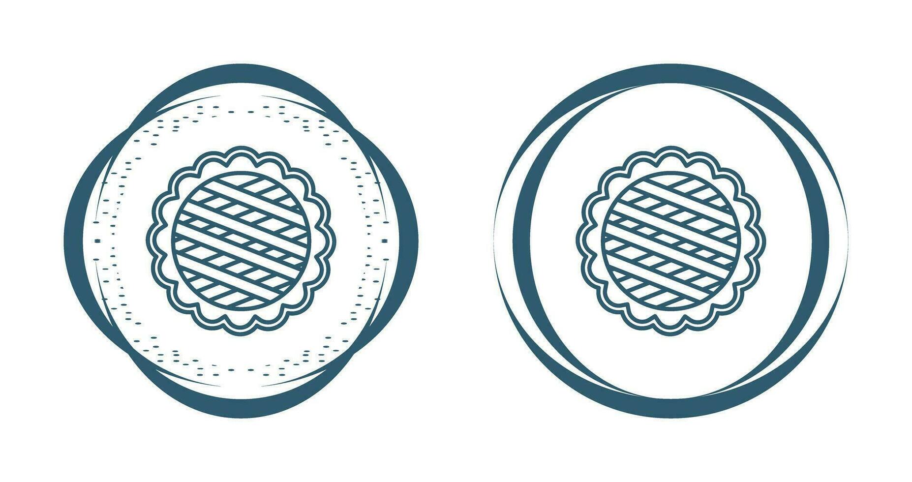 icône de vecteur de tarte aux pommes