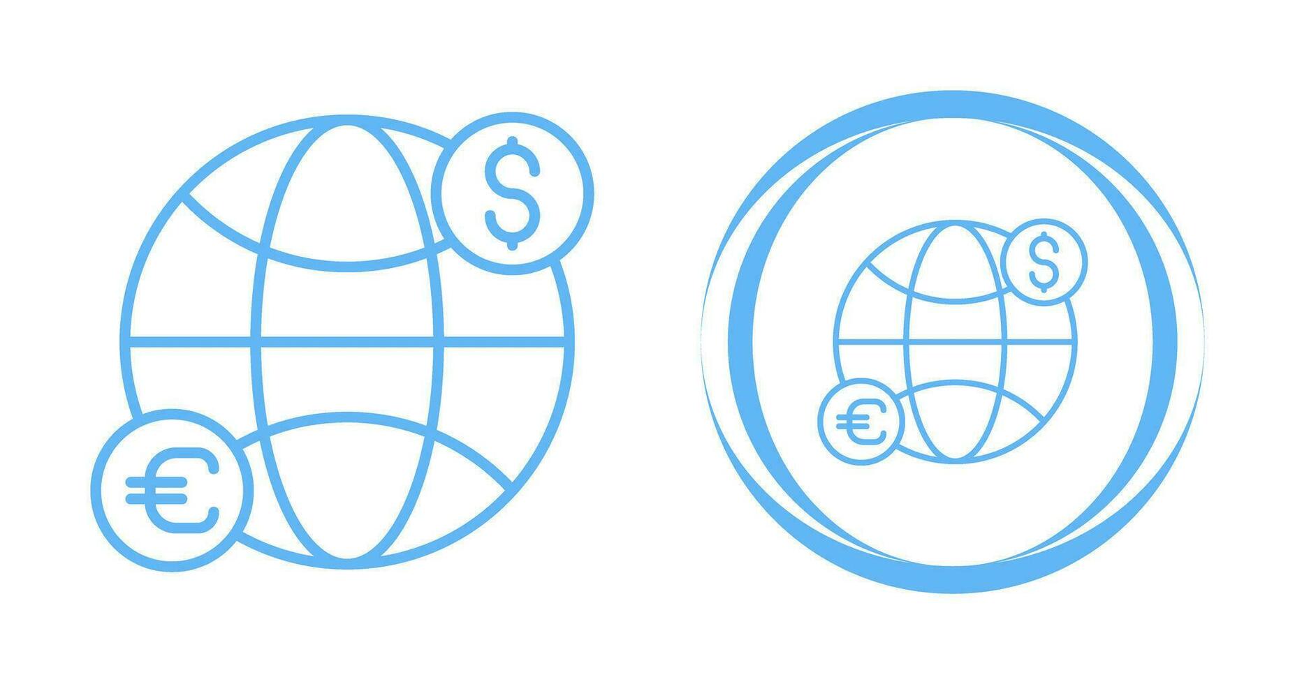 icône de vecteur de transfert global
