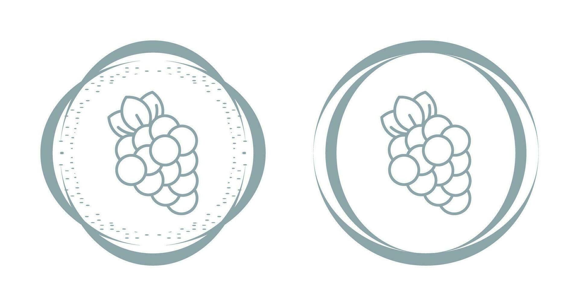 icône de vecteur de raisins