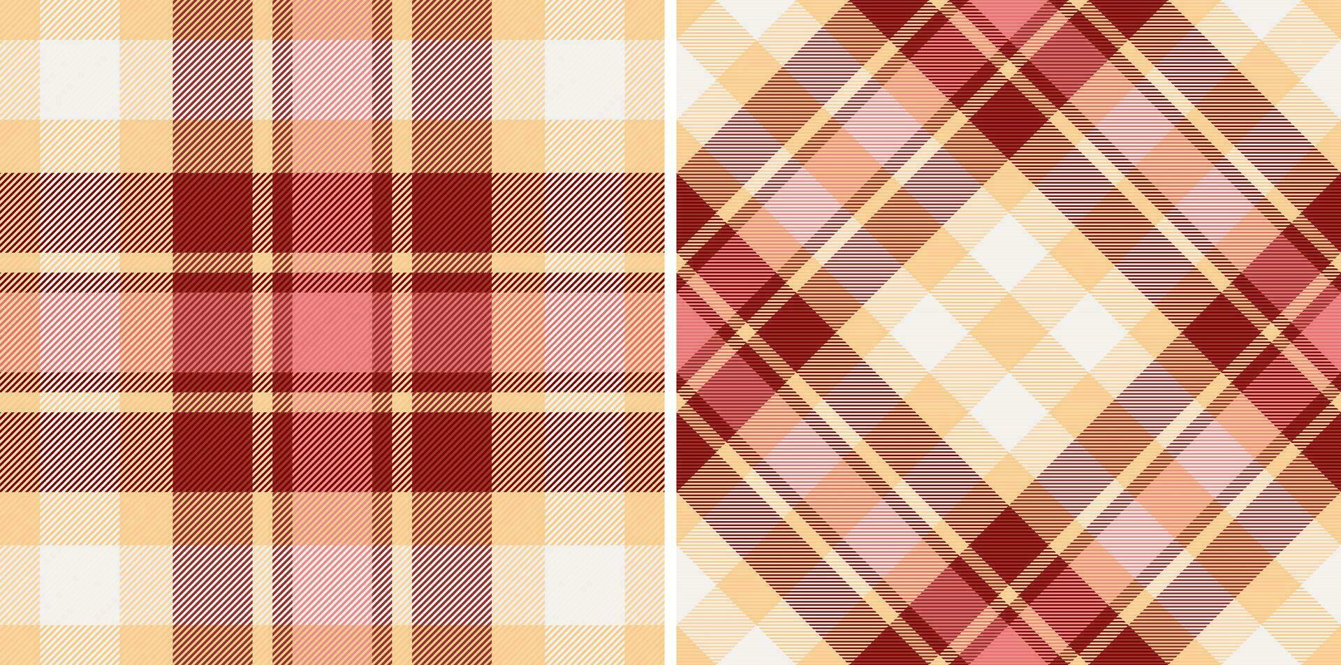 Contexte texture sans couture de vérifier tartan plaid avec une vecteur modèle en tissu textile.