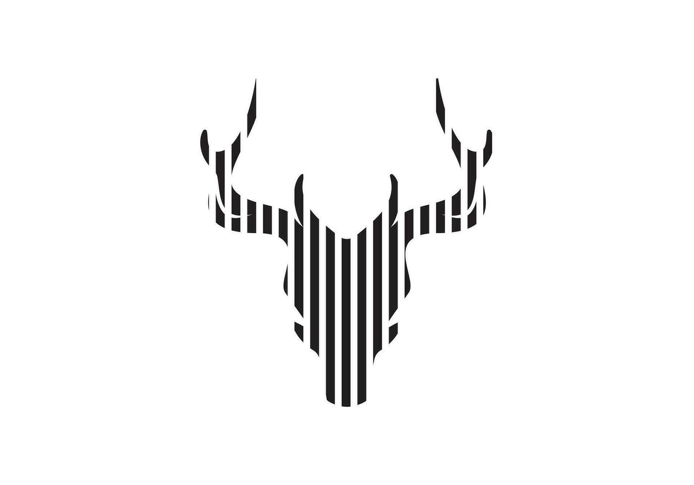 cette est une une unique cerf logo conception pour votre affaires vecteur