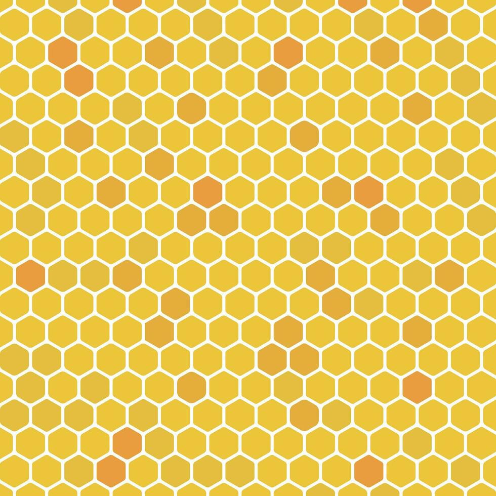 nid d'abeille sans couture modèle, hexagone géométrique illustration vecteur art conception.