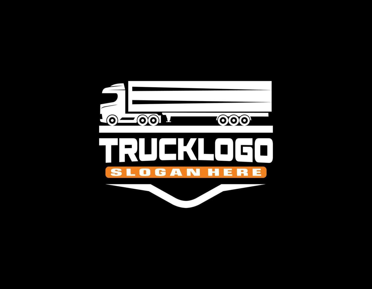 la logistique un camion logo conception bande annonce vecteur transport Express cargaison livraison entreprise modèle